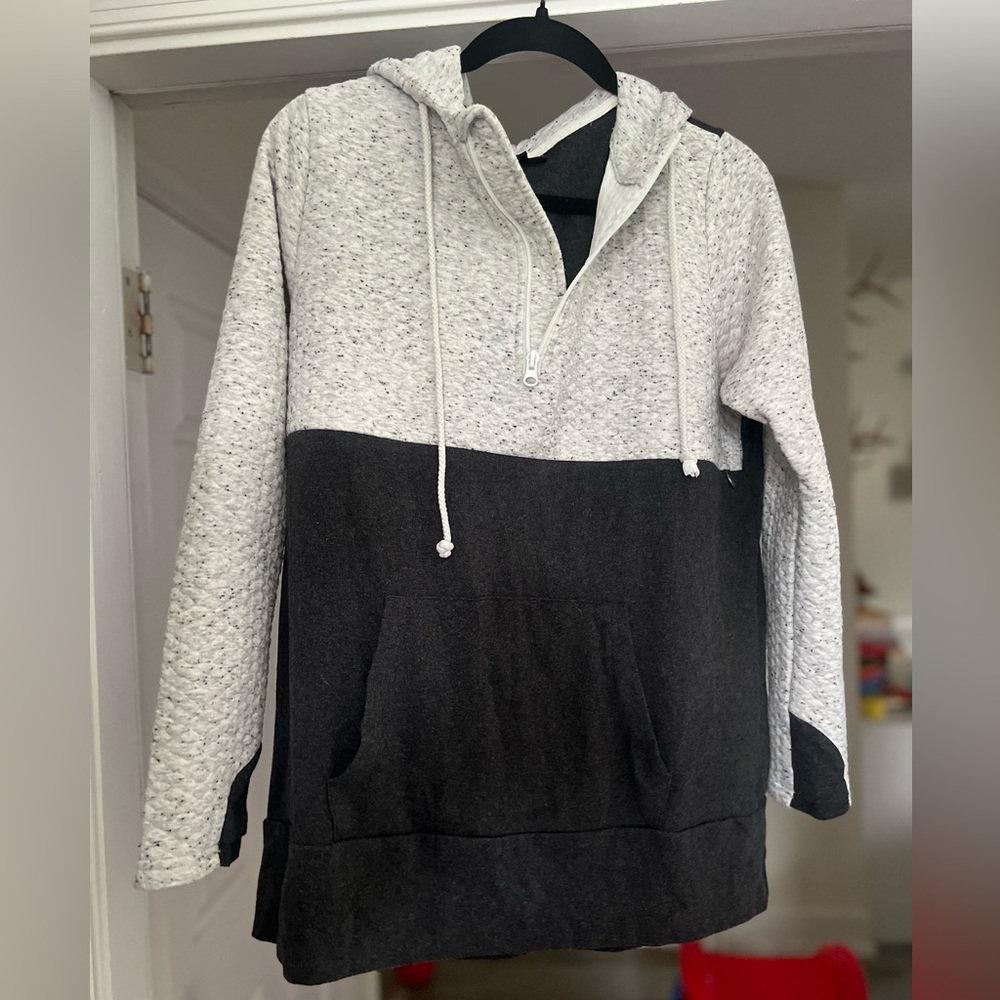 Nursing Queen Quarter Zip Maternity Nursing Pull over hoodie
